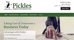 Desktop Screenshot of picklesexpress.net